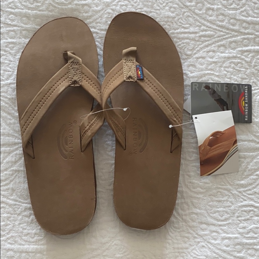 Rainbow Sandals - Double Layer Dark Brown size XL
